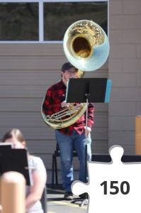 Jigsaw puzzle - Mark on Sousaphone