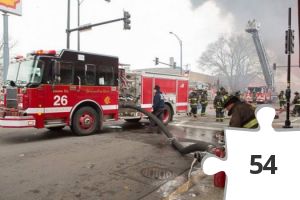 Jigsaw puzzle - An easy plug for firefighters