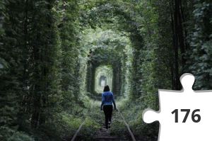 Jigsaw puzzle - Tunnel of Train Love!