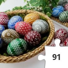 Jigsaw puzzle - easter eggs