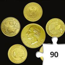 Jigsaw puzzle - Mønter