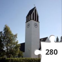 Jigsaw puzzle - Johanneskyrkan, Vännäs
