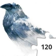 Jigsaw puzzle - Raven Weihnacht
