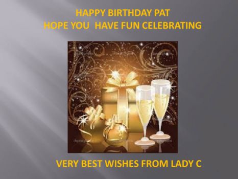 10* Happy Birthday Pat